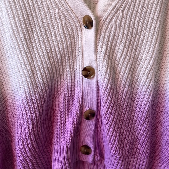 Ann Taylor Ombre Knit Cardigan Sweater in size L - Picture 4 of 6